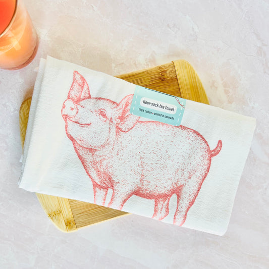 Prize Pig Tea Towel - Humble Abode