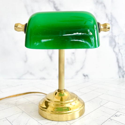 Vintage Bankers Lamp - Humble Abode