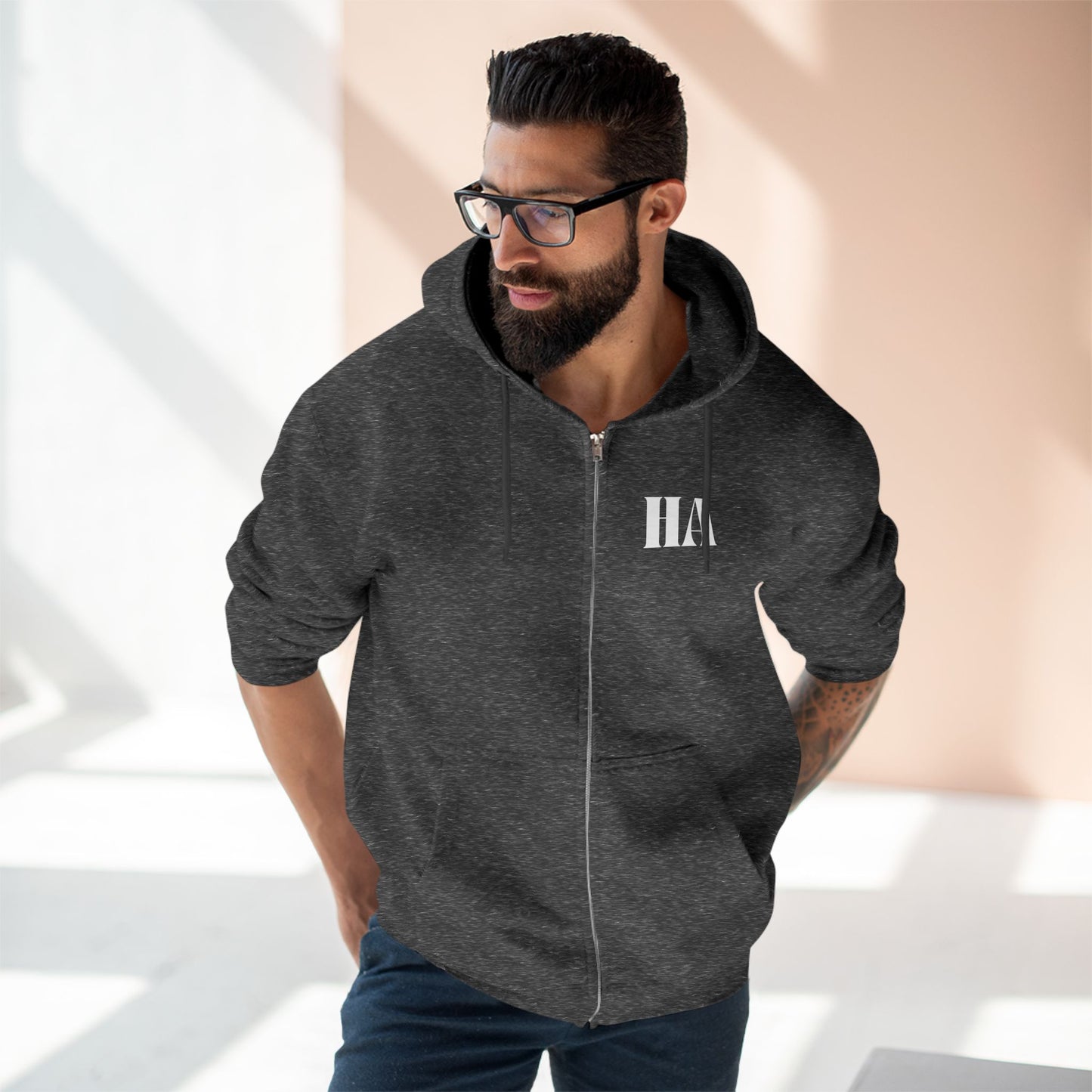 Unisex Zip Hoodie - Humble Abode