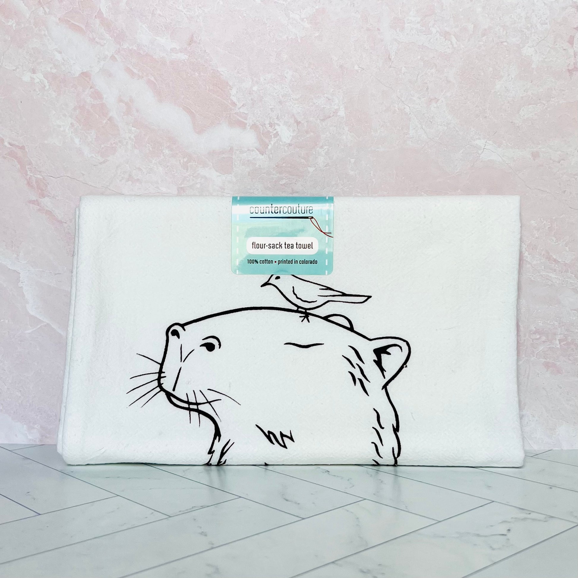 Capybara Tea Towel - Humble Abode