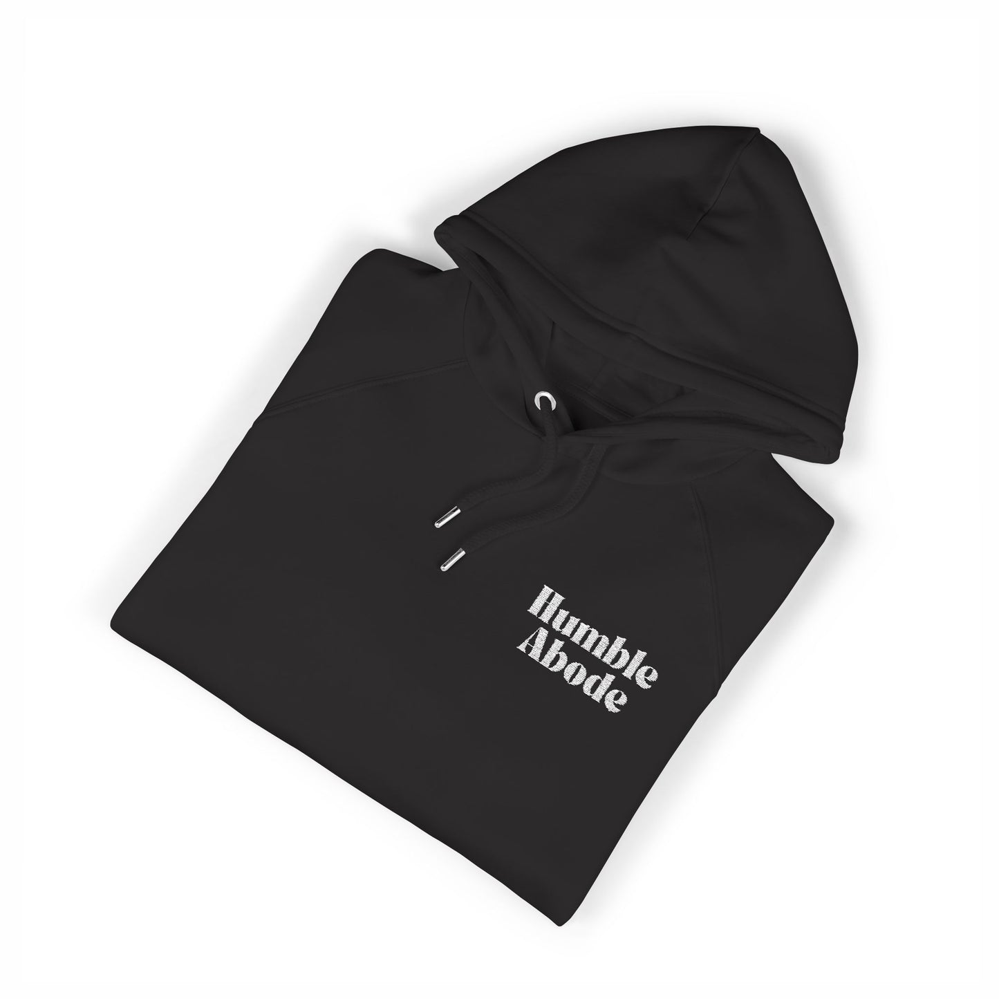 Unisex Hoodie with Embroidered Humble Abode White Logo