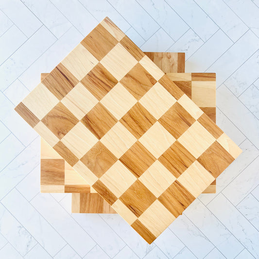 Checkerboard Butcher Block - Humble Abode
