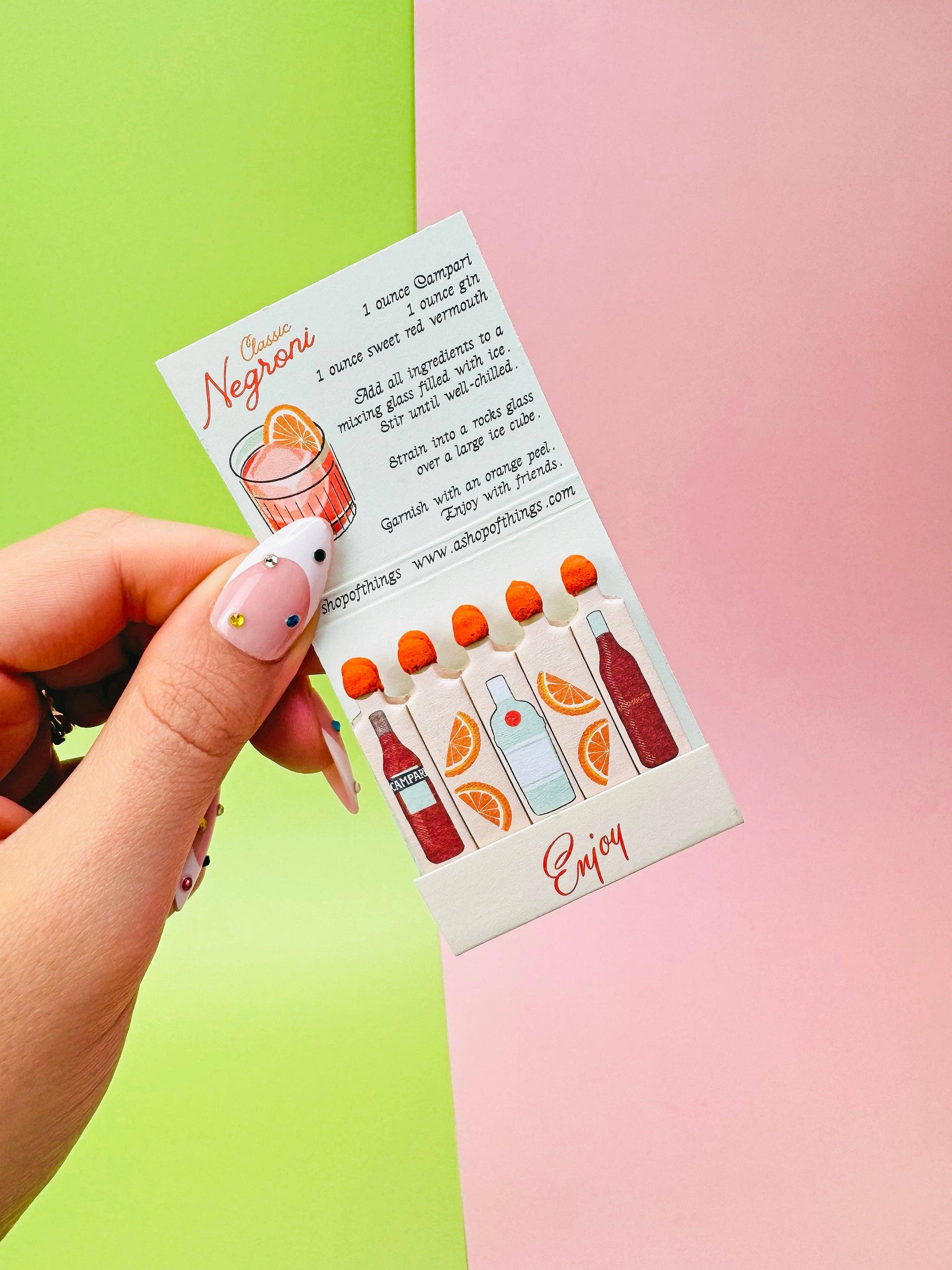 Negroni Matchbook II - Humble Abode