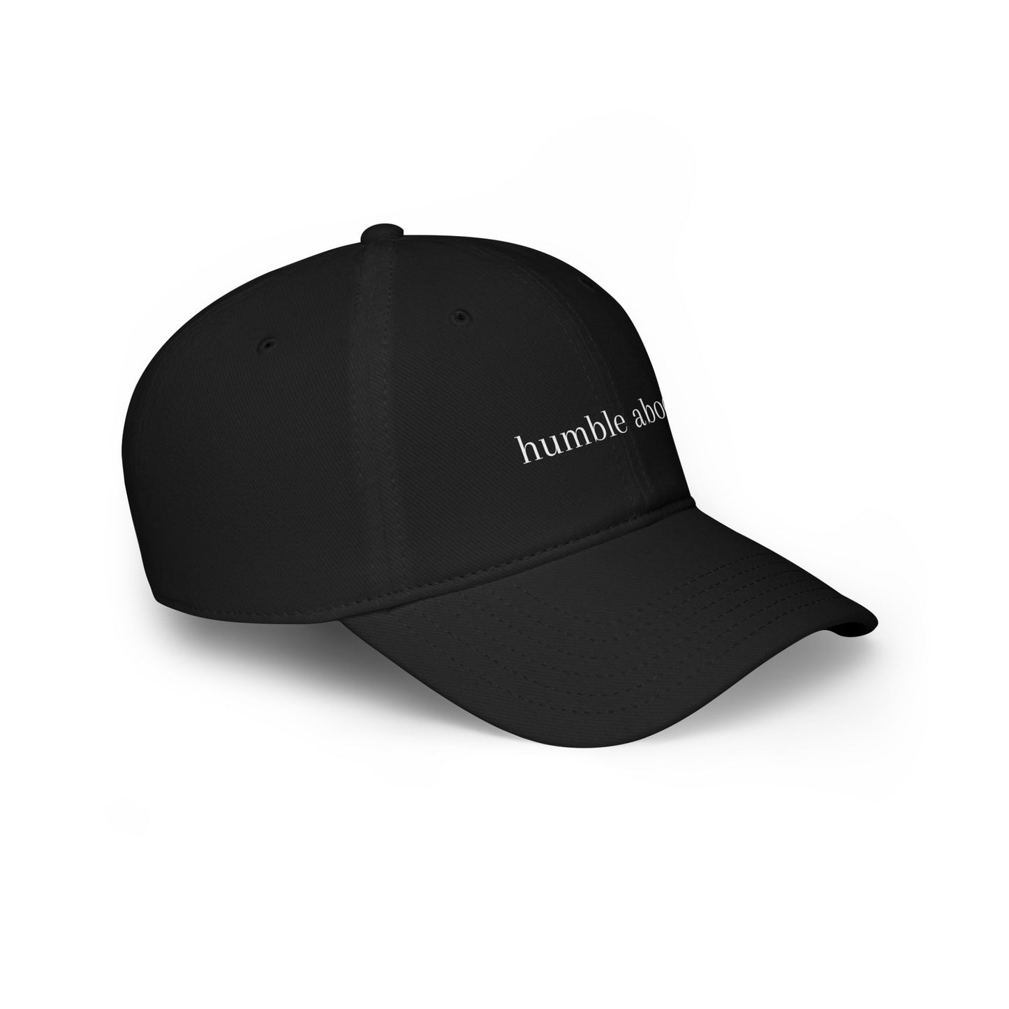 Adjustable Baseball Cap - Dark Colors w/ White Understated Logo