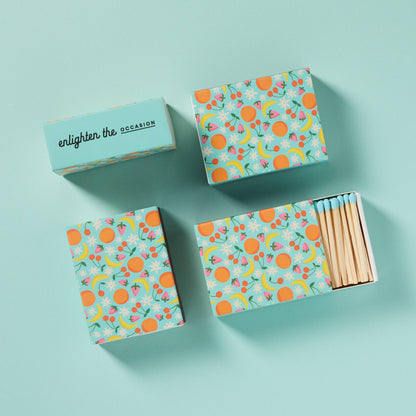Fruit Salad Matchbox with Colorful Matchsticks - Humble Abode