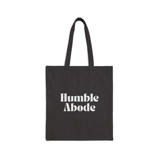 Black Tote Bag w/ White Humble Abode Logo