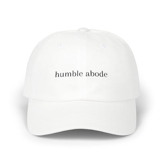 Dad Cap - Humble Abode Branded Logo Light Colors and Black Writing