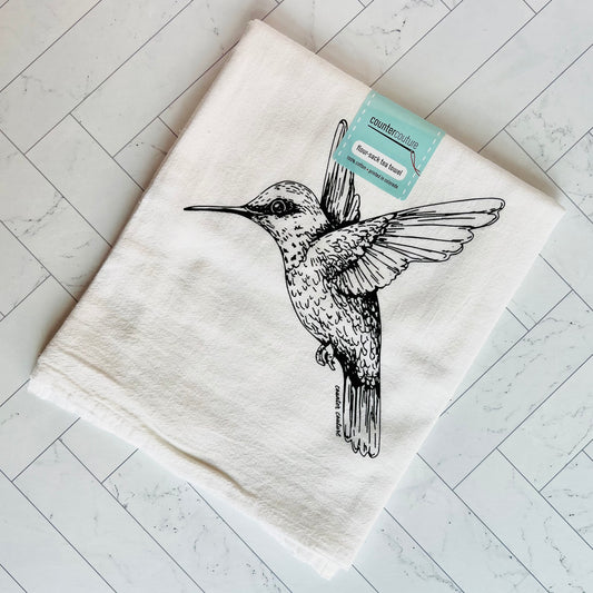 Hummingbird Tea Towel - Humble Abode
