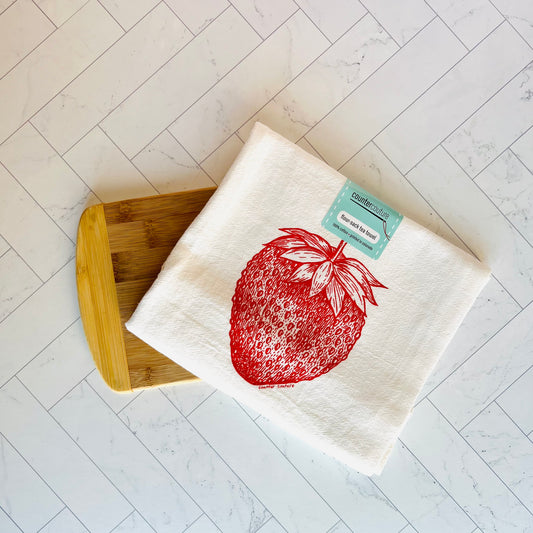 Strawberry Tea Towel - Humble Abode