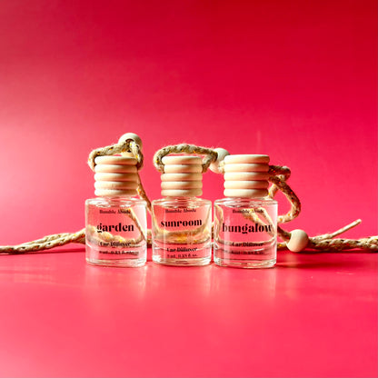 Car Diffuser Trio - Spring/Summer Series: Sunroom/Garden/Bungalow
