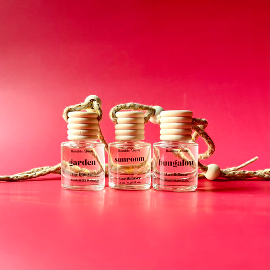 Car Diffuser Trio - Spring/Summer Series: Sunroom/Garden/Bungalow