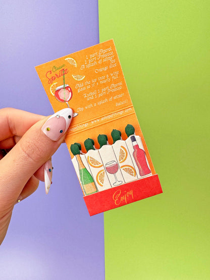 Aperol Spritz Matchbook II - Humble Abode