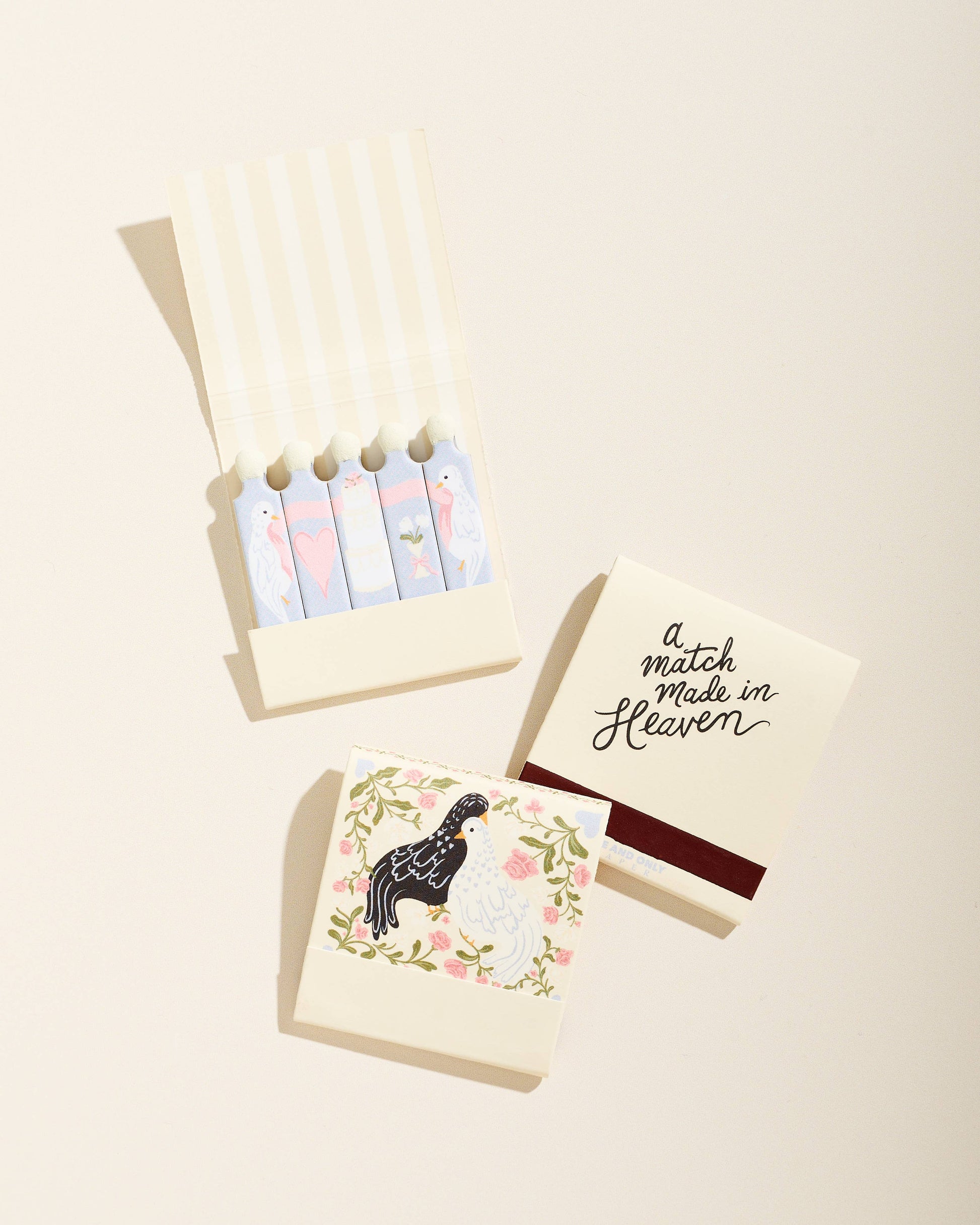 Match Made In Heaven Printed 10 Stem Matchbook - Humble Abode