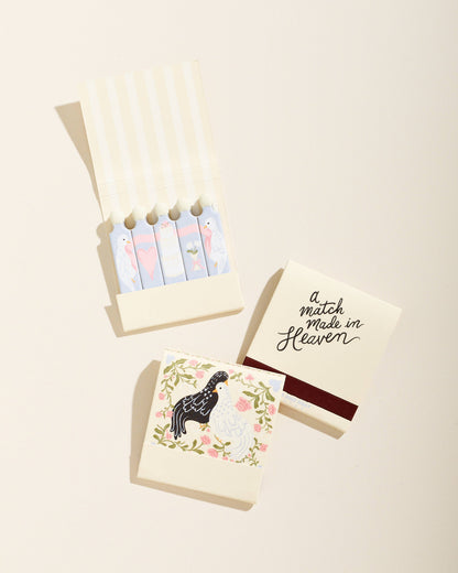 Match Made In Heaven Printed 10 Stem Matchbook - Humble Abode