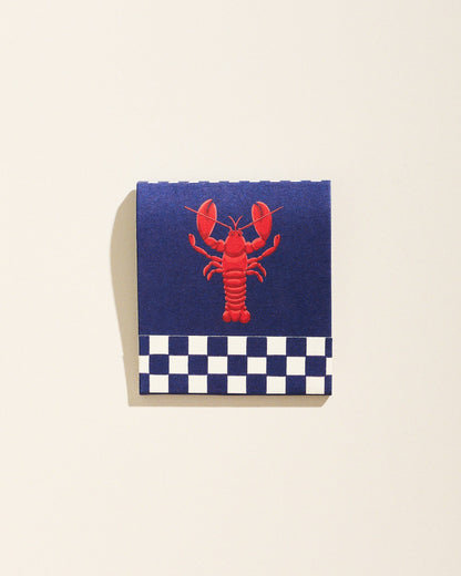 Lobster Printed 10 Stem Matchbook - Humble Abode