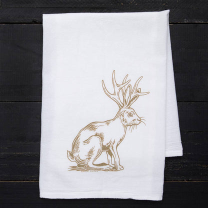 Jackalope Tea Towel - The Offbeat Co.