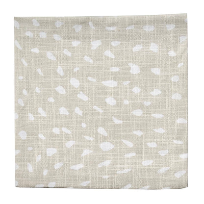 The Fawn Print Napkin shown against a plain background to show size, shape, and pattern