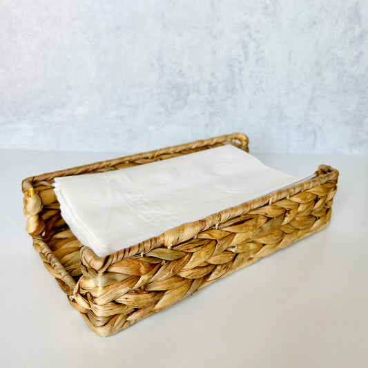 Water Hyacinth Napkin Tray - The Offbeat Co.