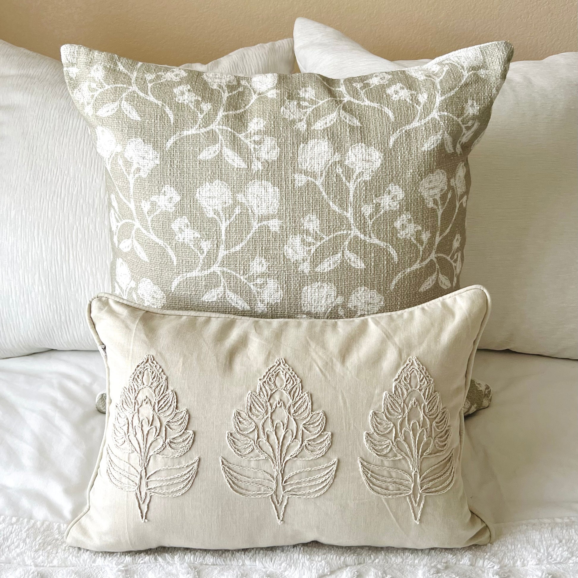 The Eloise Embroidered Pillow Cover - The Offbeat Co.