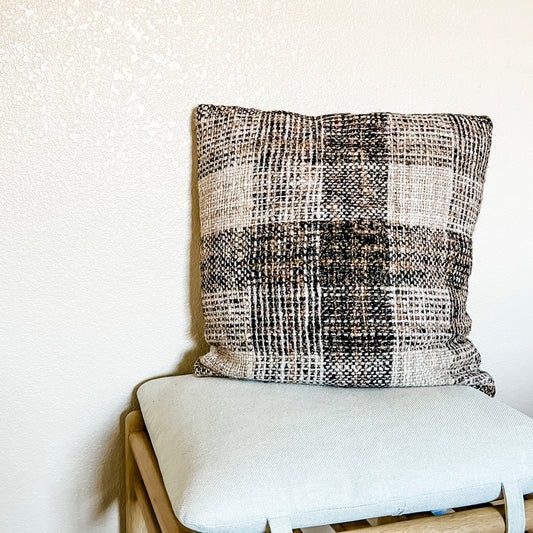 The Plaid Throw Pillow - The Offbeat Co.